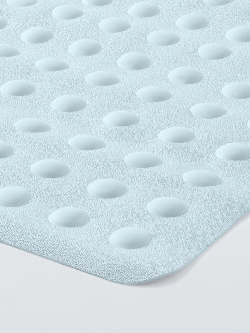 John Lewis blue bath mat with suction cups, imported from the UK