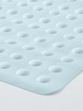 John Lewis blue bath mat with suction cups, imported from the UK