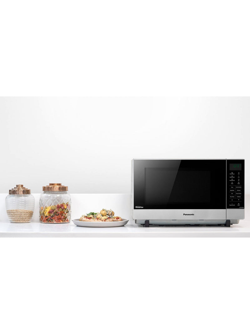 Panasonic microwave 27L silver, imported from the UK