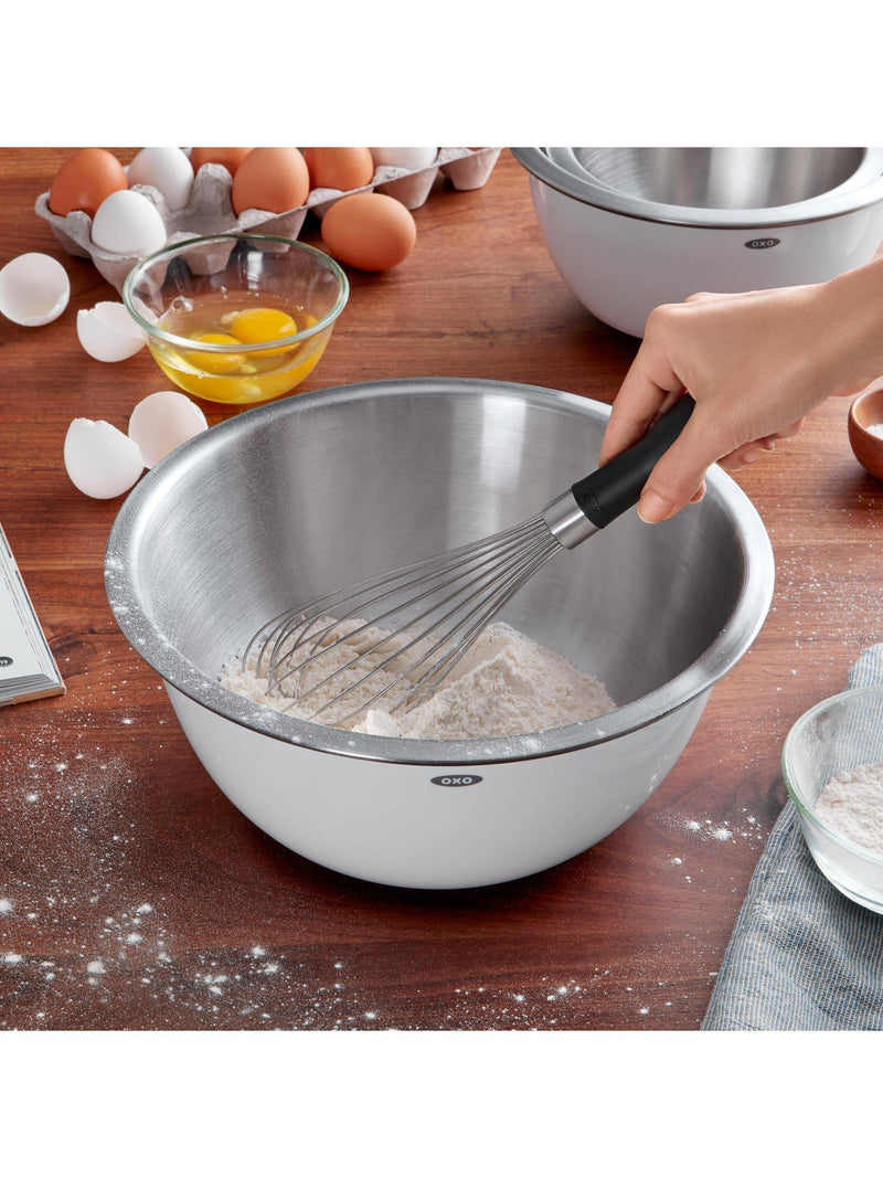 OXO Good Grips stainless steel balloon whisk 28cm, imported from the UK