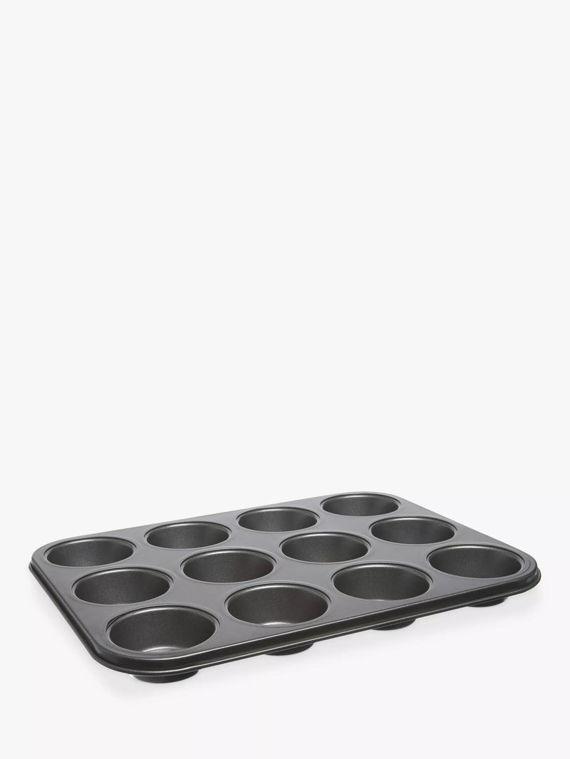 John Lewis non-stick muffin tin 12 cup (British brand)