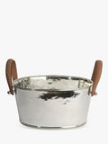 Culinary Concepts hammered champagne bath with leather handles, UK version