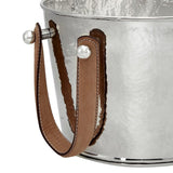 Culinary Concepts hammered champagne bath with leather handles, UK version
