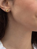 IBB 18ct gold knot stud earrings, imported from the UK