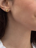 IBB 18ct gold knot stud earrings, imported from the UK