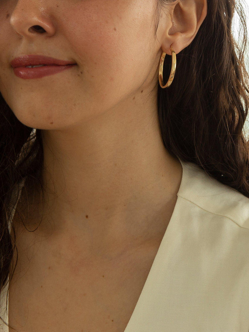 IBB creole earrings 3cm, UK version