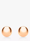 IBB rose gold ball stud earrings 18ct (British brand)
