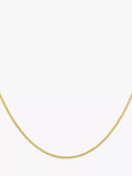 IBB 18ct yellow gold spiga chain necklace - British product