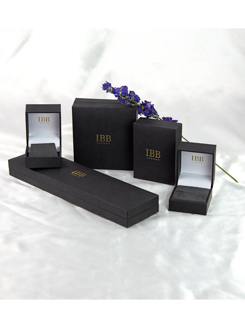 IBB 9ct rose gold rectangular tube bangle 5.3cm, imported from the UK