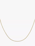 IBB gold curb chain necklace diamond cut 46cm, UK version