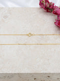 IBB gold curb chain necklace diamond cut 46cm, UK version