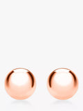 IBB 18ct Gold Ball Stud Earrings 3mm