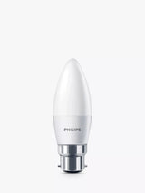 John Lewis Philips 2.8W BC LED Candle Light Bulb, Frosted- Buy online at McGrocer