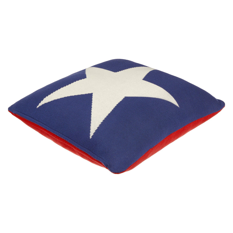 John Lewis Stars & Stripes cushion red/blue 40cm - British product