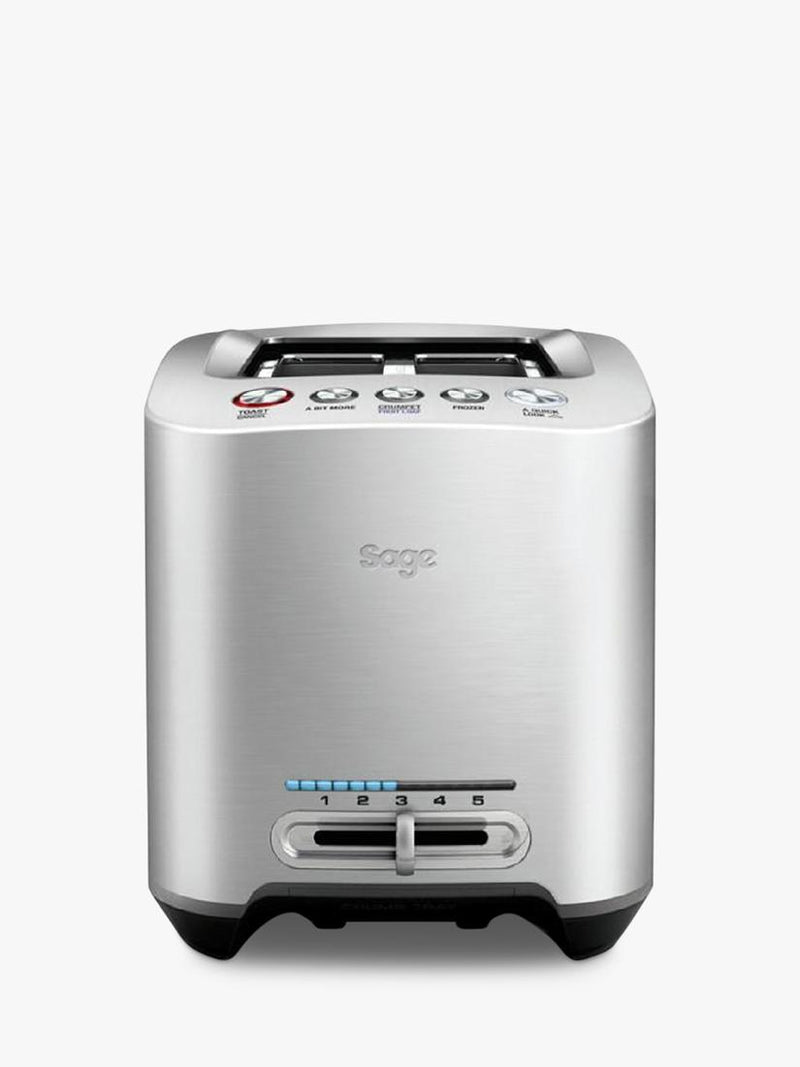 Sage 2-slice smart toaster in brushed stainless steel (British brand)