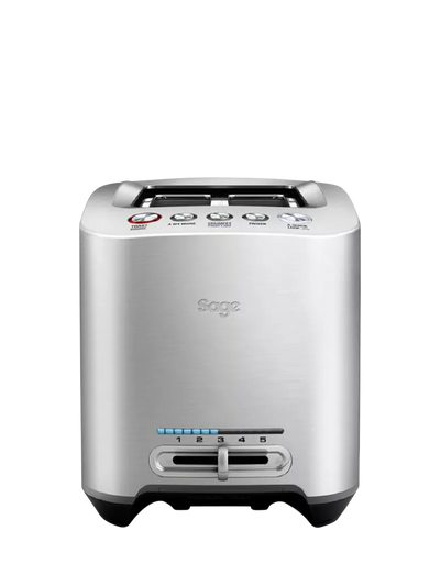 John Lewis 2-Slice Smart Toaster in Brushed Stainless Steel- Buy online at McGrocer