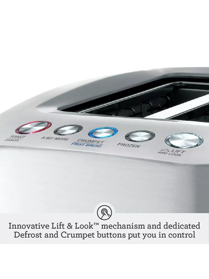 Sage 2-slice smart toaster in brushed stainless steel (British brand)