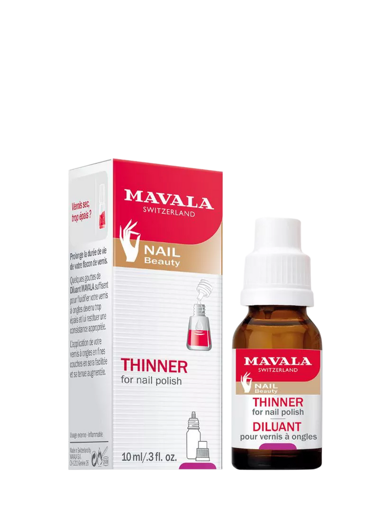 Mavala nail polish thinner 10ml, imported from the UK