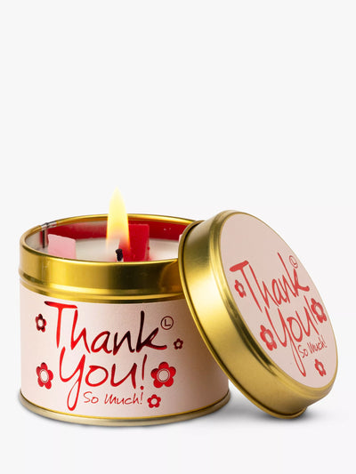 Lily-flame Thank You Scented Tin Candle 230g