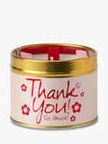 Lily-flame Thank You scented tin candle 230g, UK version
