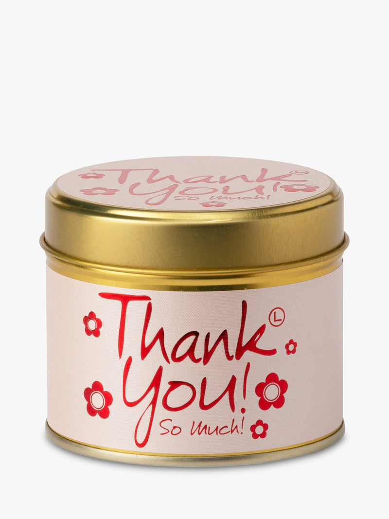 Lily-flame Thank You scented tin candle 230g, UK version