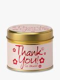 Lily-flame Thank You scented tin candle 230g, UK version