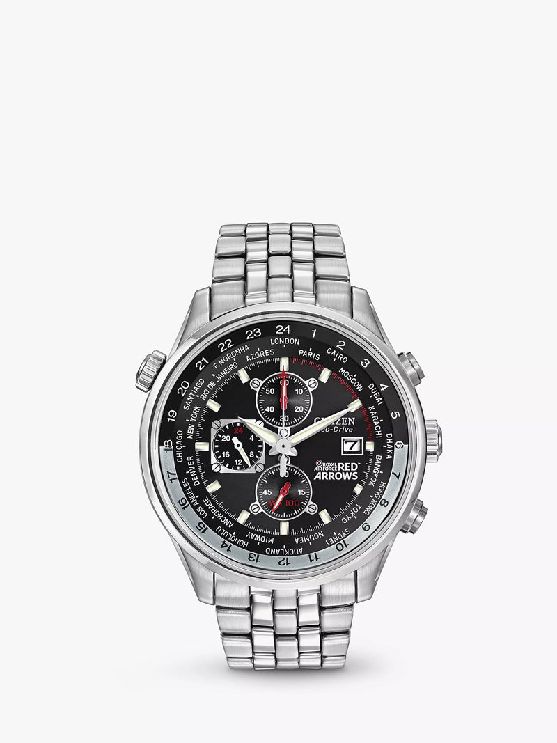 Citizen Red Arrows Chronograph watch with mesh bracelet, UK version