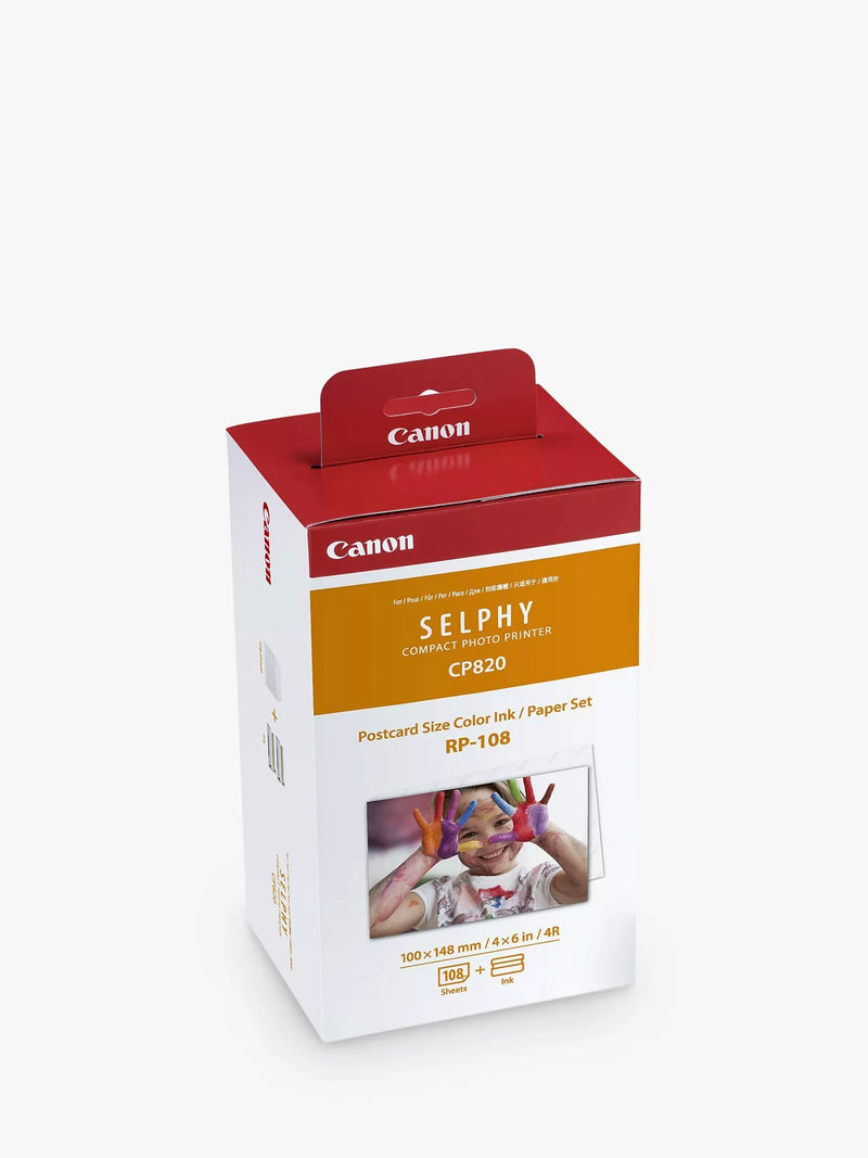 Canon RP-108 print pack 108 prints, UK version