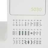 Janome 5030 computerised sewing machine white - British product