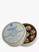 John Lewis Luxury Milk Chocolate Truffles with Caramel and Sea Salt, Box of 8, 125g- Buy online at McGrocer