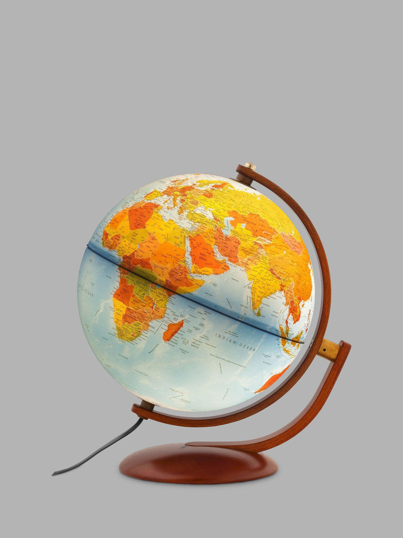Nova Rico Maximus illuminated globe 37cm, imported from the UK