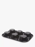 John Lewis Professional non-stick muffin tray 6 cup, UK version
