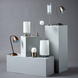 John Lewis Danny Oval touch table lamp satin nickel - British product