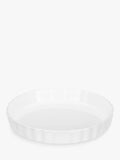 John Lewis white porcelain flan dish 26cm, UK version
