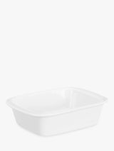 John Lewis John Lewis Porcelain Rectangular Individual Roaster Oven Dish, 18.5cm- Buy online at McGrocer