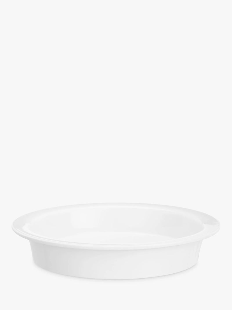 John Lewis porcelain round pie dish 23cm, imported from the UK