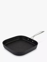John Lewis Eaziglide Neverstick2 Aluminium Non-Stick Square Grill Pan 28cm- Buy online at McGrocer