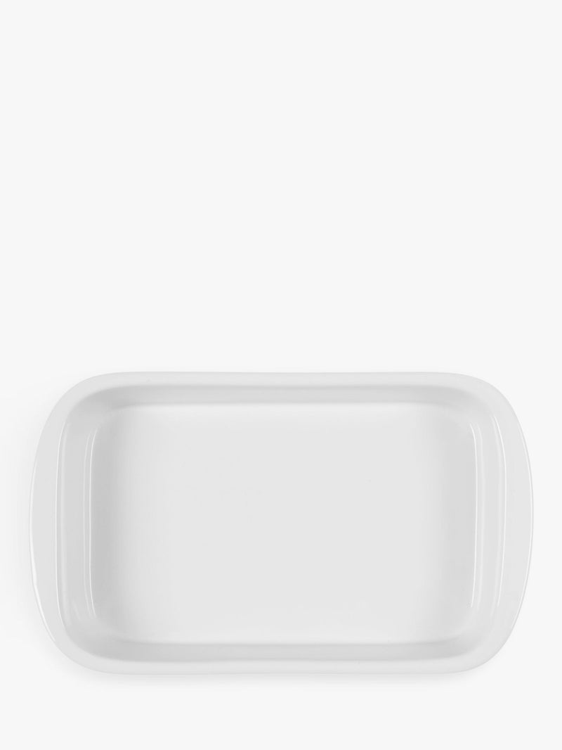 John Lewis porcelain roaster dish rectangular 32cm, imported from the UK