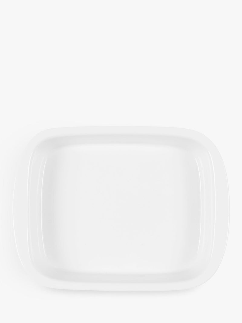 John Lewis porcelain roaster dish 26cm, imported from the UK