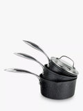 Eaziglide Neverstick2 Aluminium Non-Stick Saucepan Set 3 Piece - British product