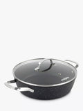 Eaziglide aluminium non-stick shallow casserole with lid 28cm - British product