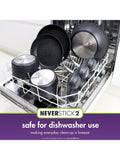 Eaziglide aluminium non-stick shallow casserole with lid 28cm - British product