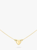 IBB 9ct yellow gold heart necklace set, imported from the UK