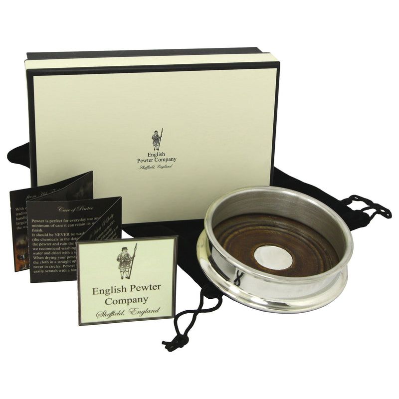 English Pewter Company bottle coaster - British product