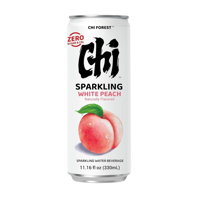 Genki Forest sparkling water white peach can, imported from the UK