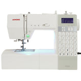 Janome DC6030 computerised sewing machine with accessories, UK version