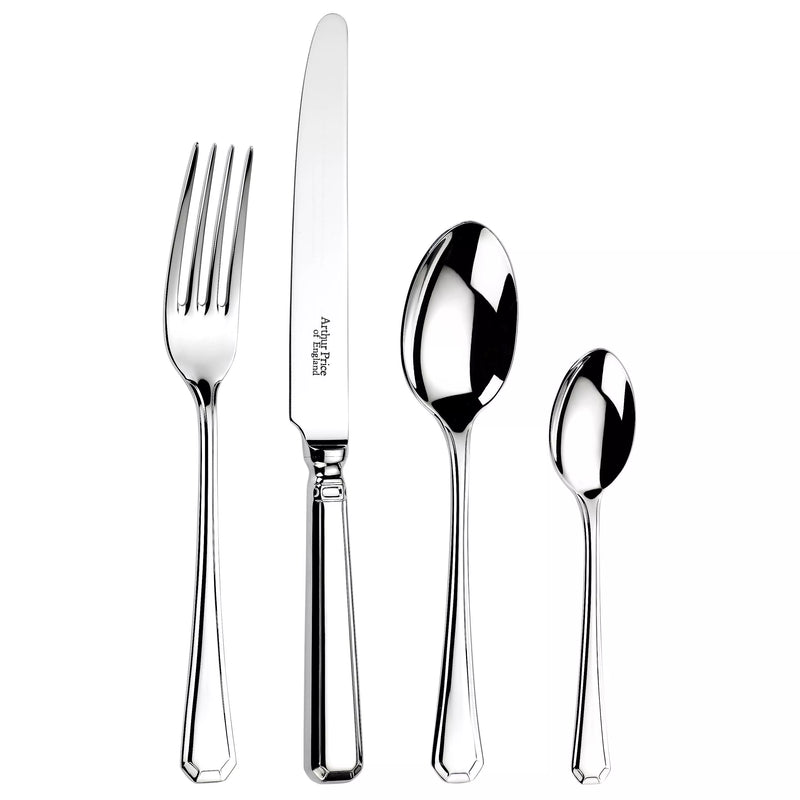 Arthur Price Grecian stainless steel cutlery set 24 piece - British product