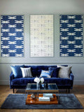 Harlequin Demoiselle wallpaper with dragonfly design in Shell, UK version