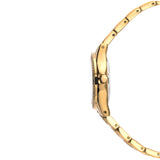 Sekonda women's diamante bracelet watch gold stainless steel, imported from the UK