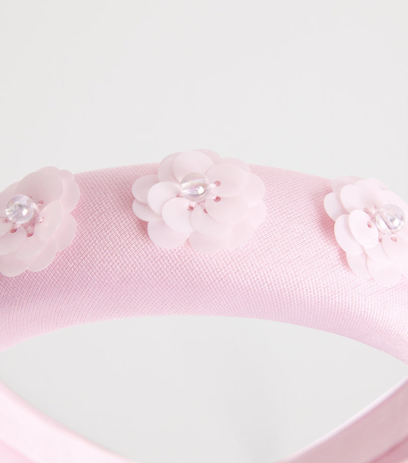 Self-Portrait Kids sequin and pearl headband (British brand)